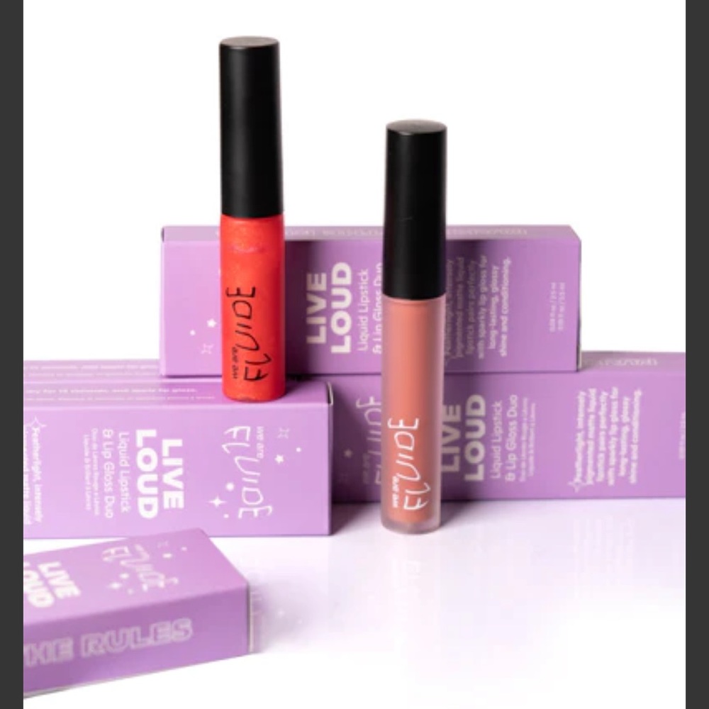 NWT Live Loud Liquid Lipstick and Lip gloss Duo